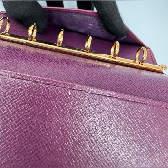 Louis Vuitton Yellow Organizer/Agenda with Gold Accents - Picture 6 of 10